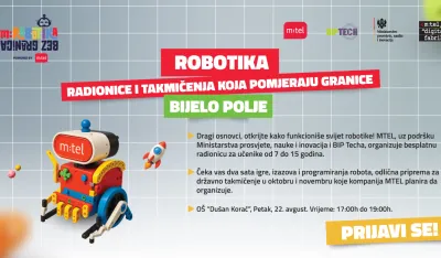 Besplatne radionice robotike stižu na sjever Crne Gore