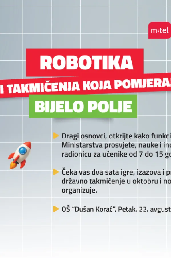 Besplatne radionice robotike stižu na sjever Crne Gore