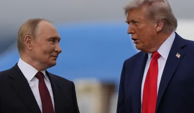 DOnald TRamp i Vladimir Putin, susret na ALjasci