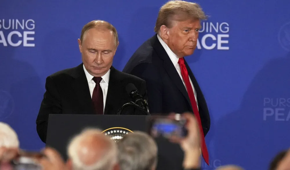 DOnald Tramp i Vladimir Putin, samit ALjaska