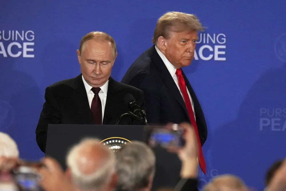 DOnald Tramp i Vladimir Putin, samit ALjaska