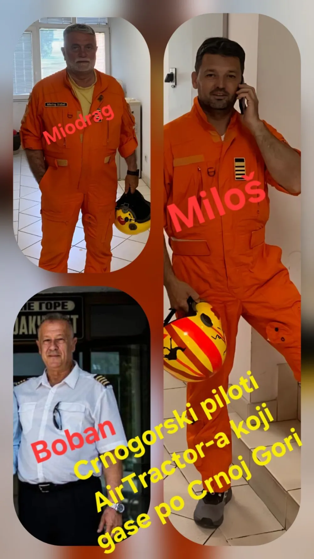 Crnogorski piloti air traktorim gase požar