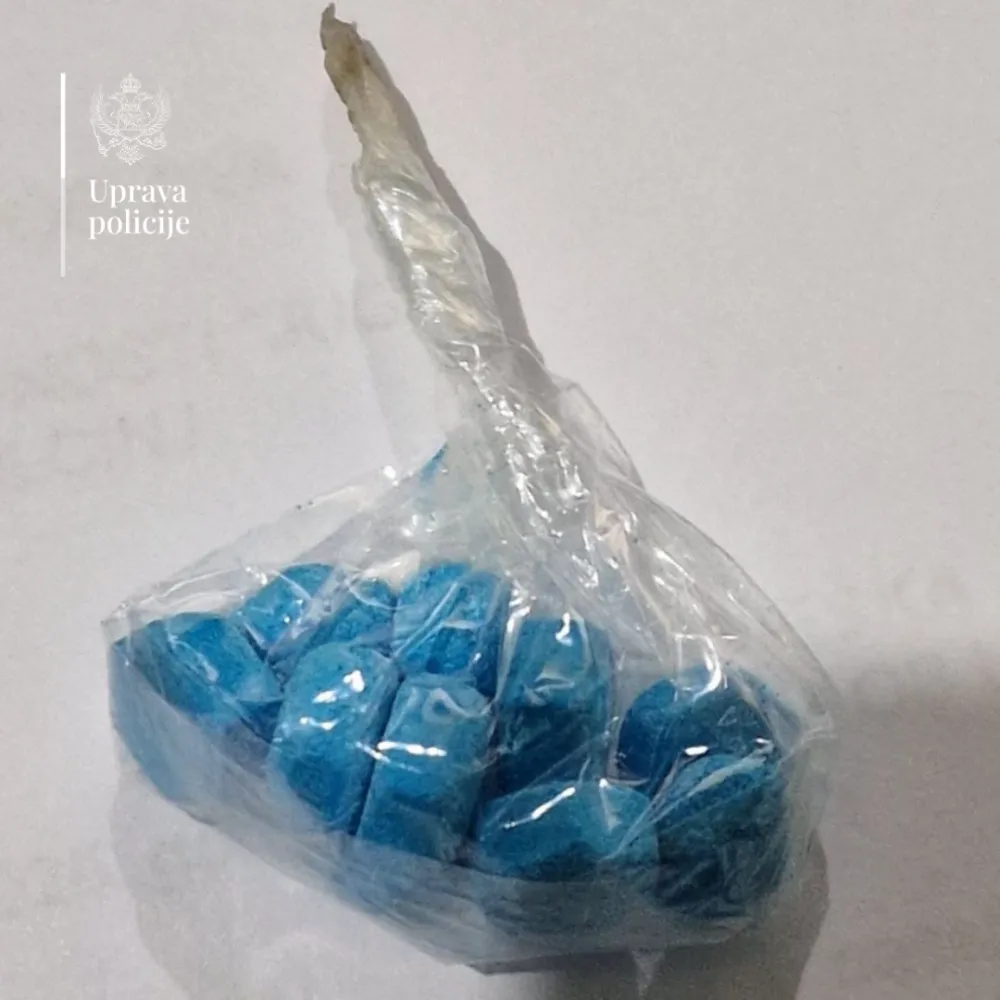 U Ulcinju oduzeta MDMA i marihuana, podnijete dvije prekr&scaron;ajne prijave
