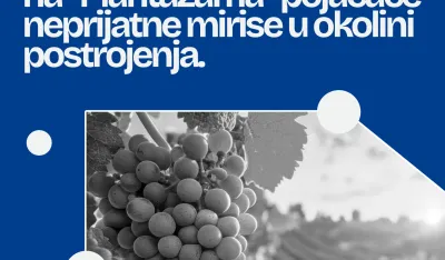 Vodovod i kanalizacija: Sezona proizvodnje na &ldquo;Plantažama&rdquo; pojačaće neprijatne mirise u okolini postrojenja