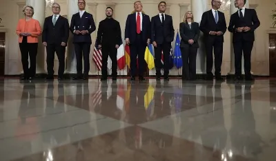 Traje sastanak Trampa, Zelenskog i evropskih lidera: "Putin prihvatio bezbjednosne garancije, ali spomenuo i razmjenu teritorija"