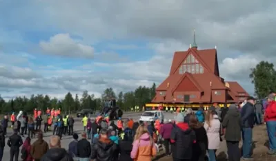 (VIDEO) U &Scaron;vedskoj počelo premje&scaron;tanje crkve stare 113 godina