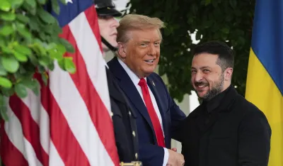 DOnald Tramp i Volodimir Zlenski