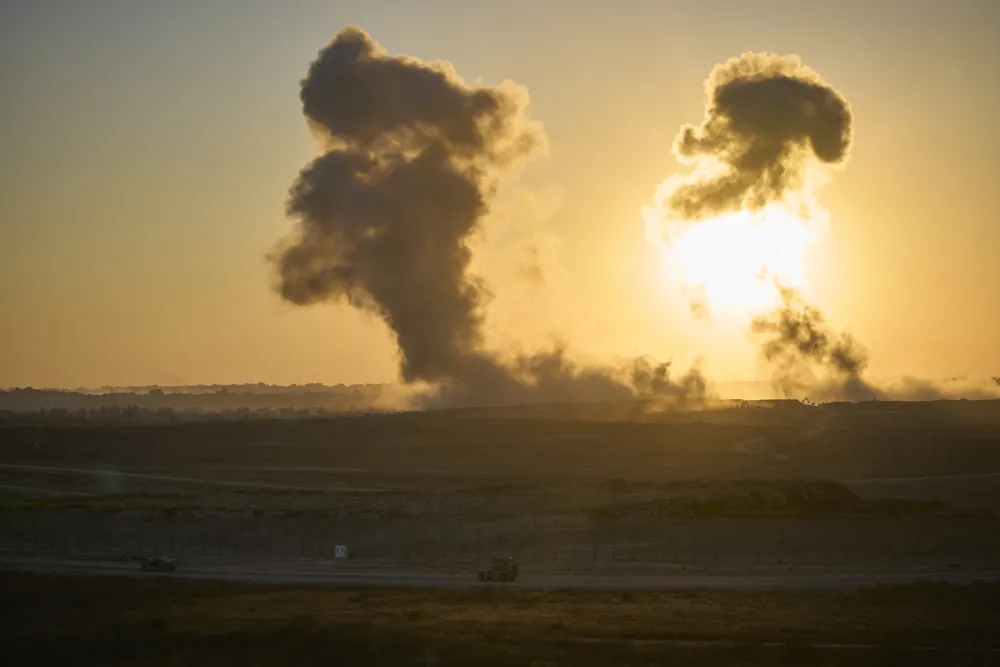 Dim od ekslopzije u pojasu Gaze