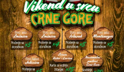 Vikend u srcu Crne Gore
