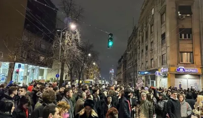 &Scaron;irom Srbije počela okupljanja građana protiv blokada