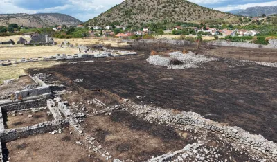 Tokom požara gorelo i na arheolo&scaron;kom nalazi&scaron;tu Duklja: Spa&scaron;ena arhitektura