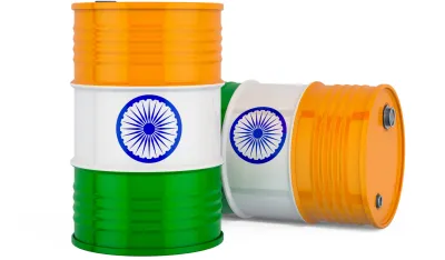 Bure nafte sa indijskom zastavom