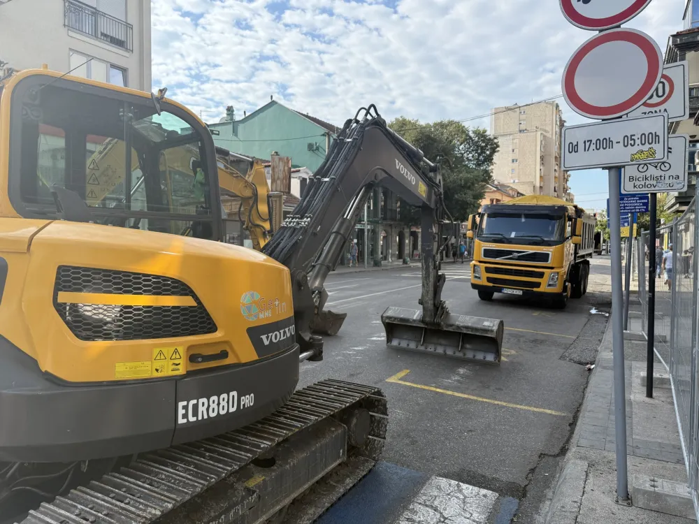 Počela rekonstrukcija Ulice slobode: Za sto metara ulice 790.000 eura