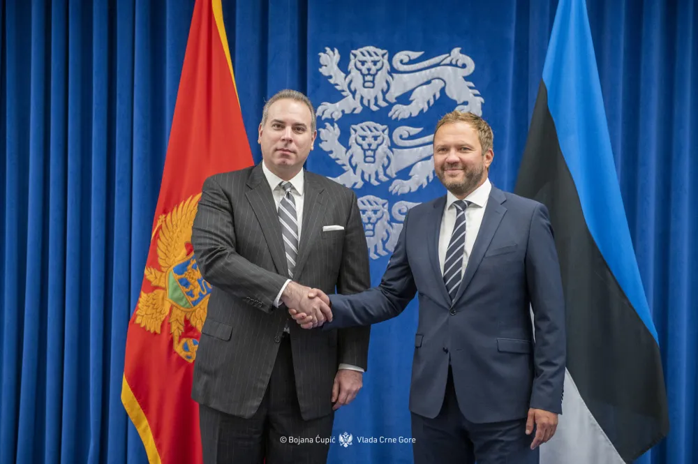 Ivanović sa Caknom: Estonija potvrđuje snažnu podr&scaron;ku evropskoj integraciji Crne Gore