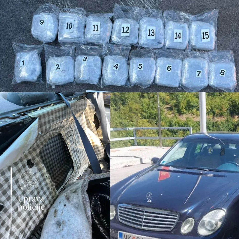 Marihuana zaplijenjena na Dračenovcu