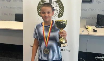 David Pavlović pionirski prvak u &scaron;ahu