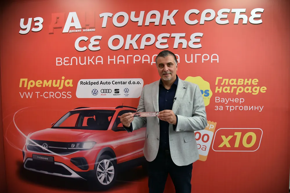 POZNATI DOBITNICI GLAVNIH NAGRADA I PREMIJE U NAGRADNOJ IGRI "UZ DAN TOČAK SREĆE SE OKREĆE"/ -DAN PORTAL