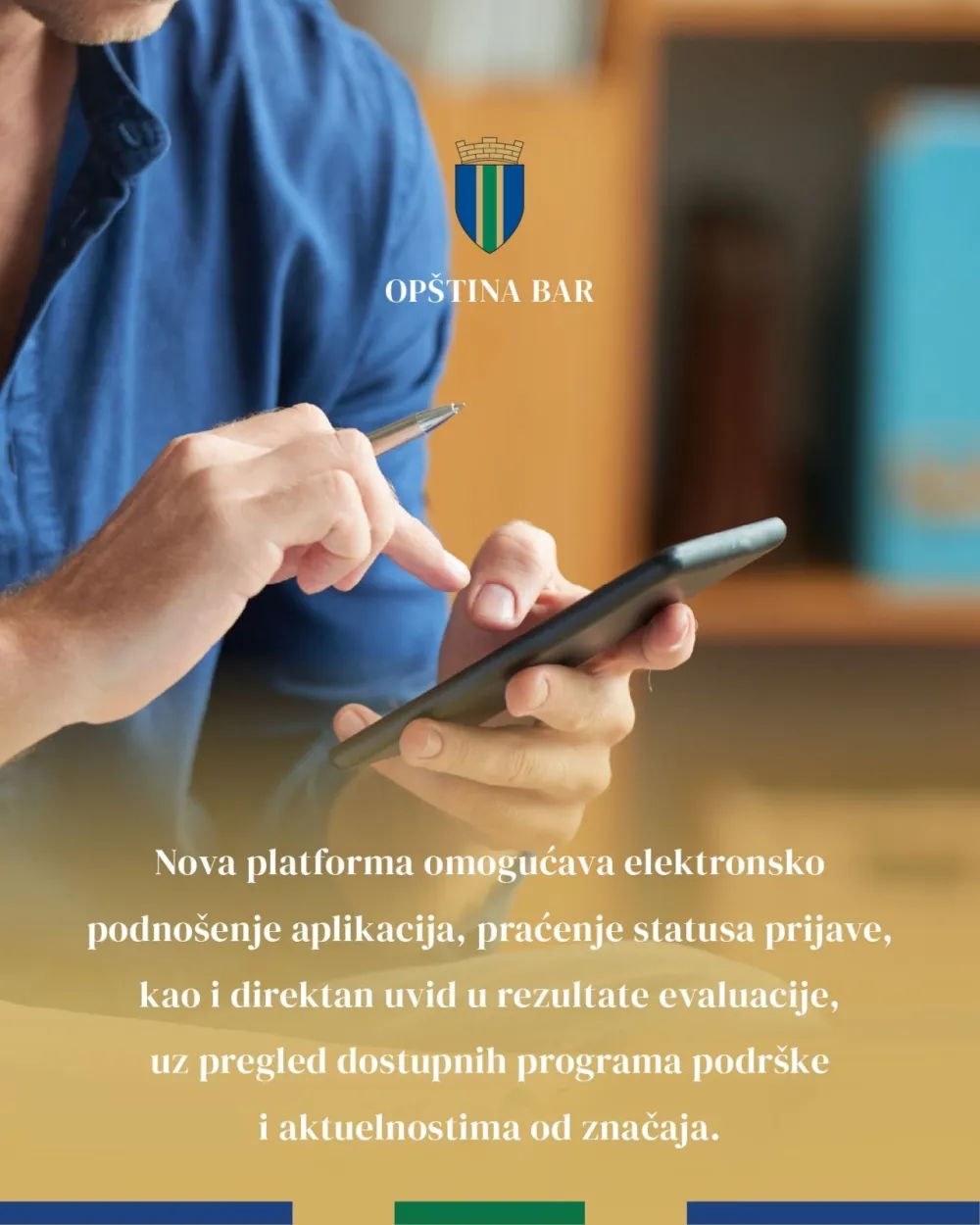 Op&scaron;tina Bar: 360 hiljada eura podr&scaron;ke preduzetnicima, pokrenuta nova digitalna platforma za prijavu na javne pozive