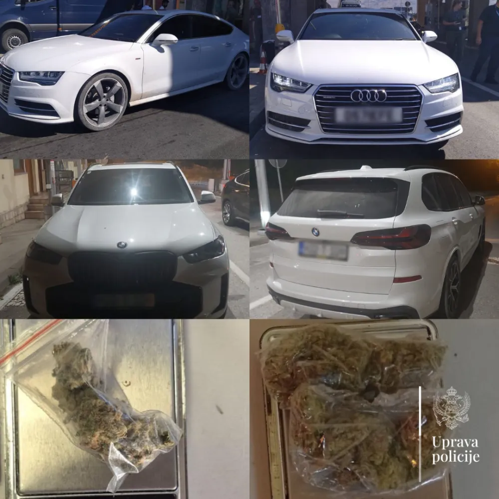 Na prelazima Božaj i &Scaron;ćepan Polje oduzeta vozila i marihuana, uhap&scaron;ene dvije osobe
