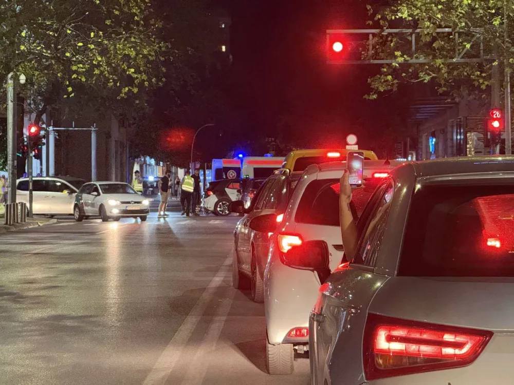 (VIDEO) Udes na Bulevaru Svetog Petra Cetinjskog