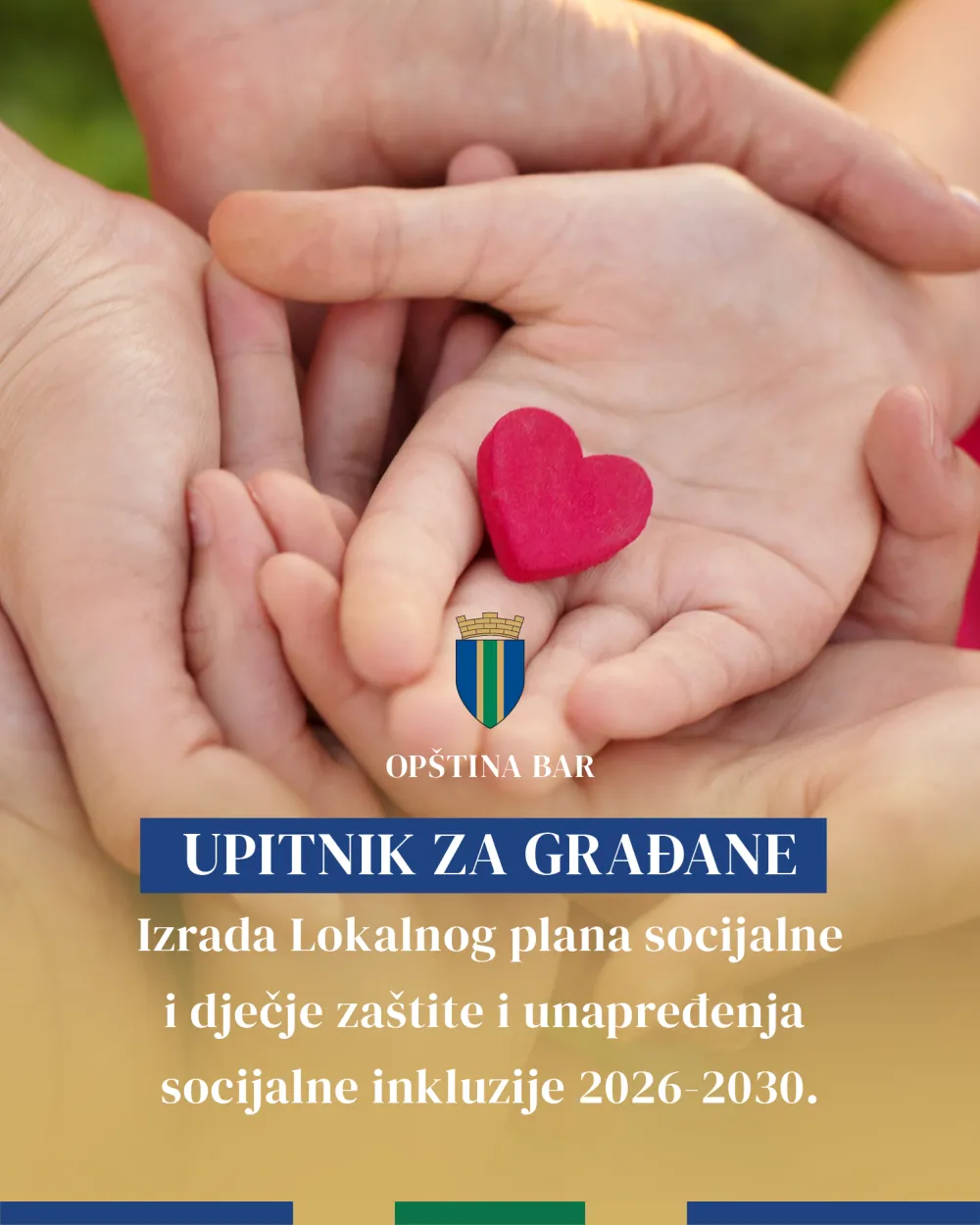 Op&scaron;tina Bar: Zainteresovani da aktivno učestvuju u izradi Lokalnog plana socijalne i dječje za&scaron;tite