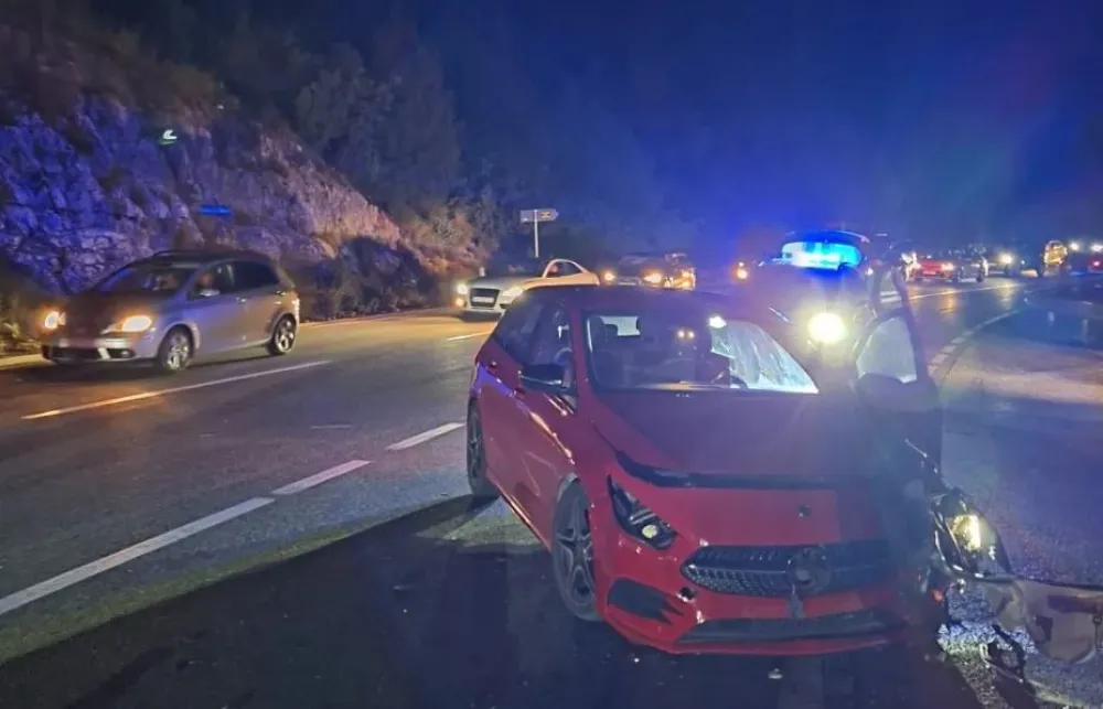 Udes na Dobrskoj ploči, jedna osoba lak&scaron;e povrijeđena