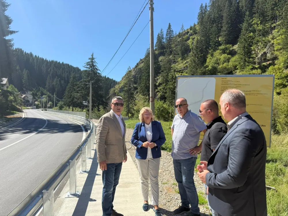 Vukićević: Rekonstrukcija puta Rožaje-Most Zeleni značajna za bezbjednost saobraćaja u urbanom jezgru Rožaja