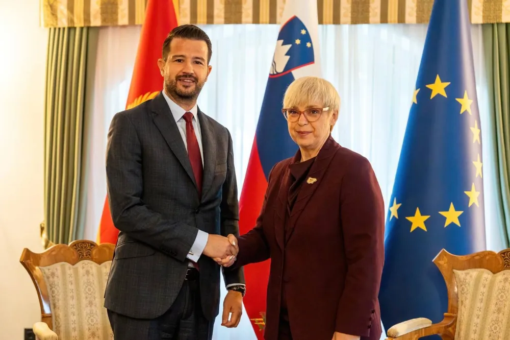 Milatović:&nbsp;Slovenija snažno podržava evropske integracije Crne Gore