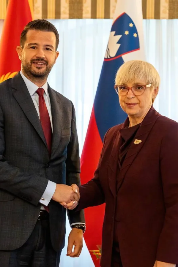 Milatović:&nbsp;Slovenija snažno podržava evropske integracije Crne Gore