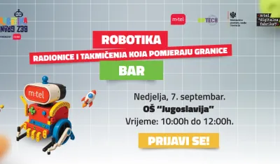 MTEL seli radionice robotike na Jug Crne Gore