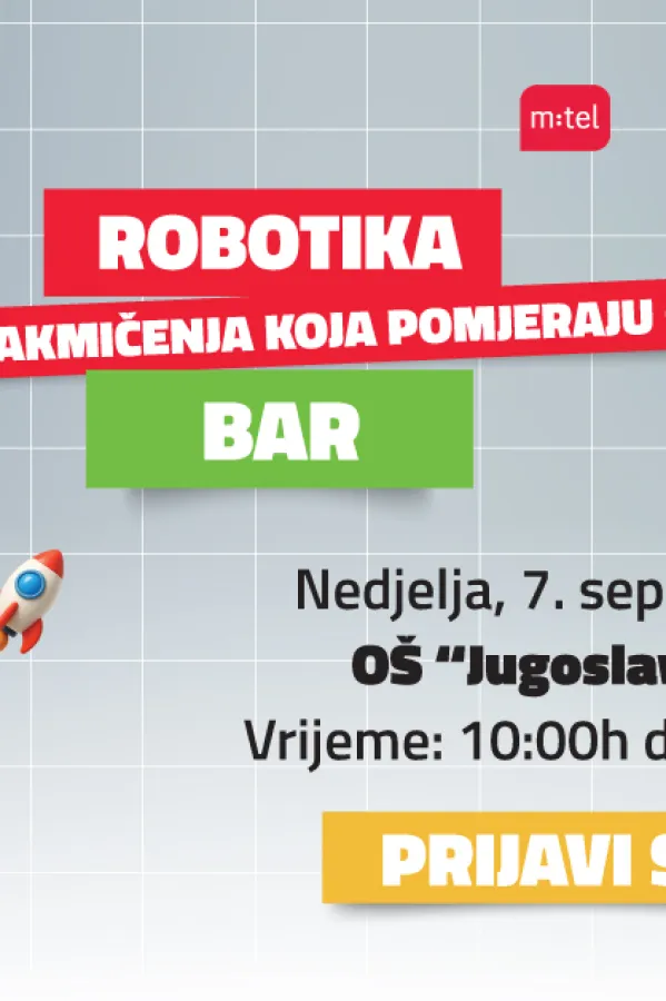MTEL seli radionice robotike na Jug Crne Gore