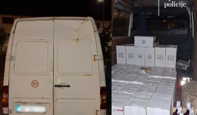 &Scaron;avnik: Pronađena veća količina alkohola bez dokumentacije, podnijeta krivična prijava