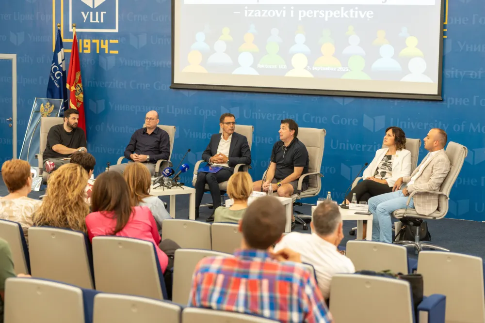 Javna tribina u Rektoratu UCG: Izgradnja postrojenja za preči&scaron;ćavanje otpadnih voda u Podgorici nasu&scaron;na potreba