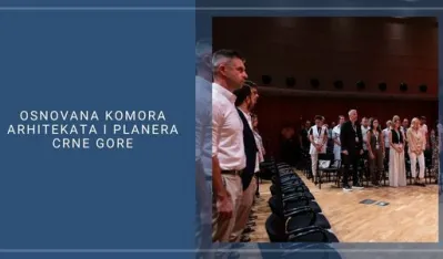 Osnovana Komora arhitekata i planera Crne Gore