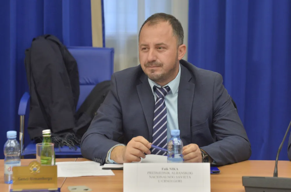 Odbor za ljudska prava, Faik Nika, predsjednik albanskog nacionalnog savjeta u crnoj gori