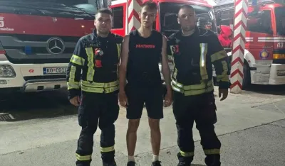 I to se događa: Poljak bio dezorijentisan na dvadeset metara od magistrale, intervenisali vatrogasci