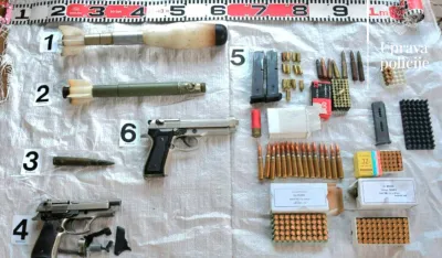 Zaplijenjeno oružje u Bijelo Polju