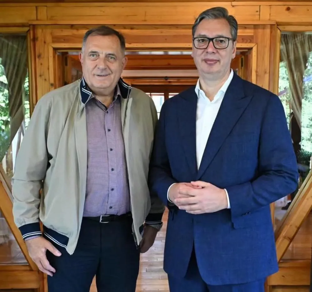 Dodik sa Vučićem: Pokazano koliko su Srpska i Srbija neraskidivo vezane