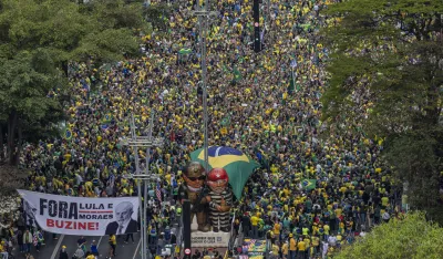 Pristalice biv&scaron;eg predsjednika Žaira Bolsonara u nedelju 7. septembra 