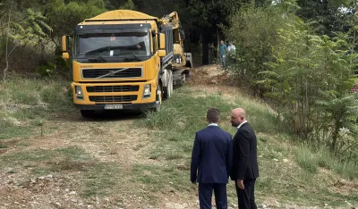 Sa&scaron;a Mujović i Bajko Vučićević