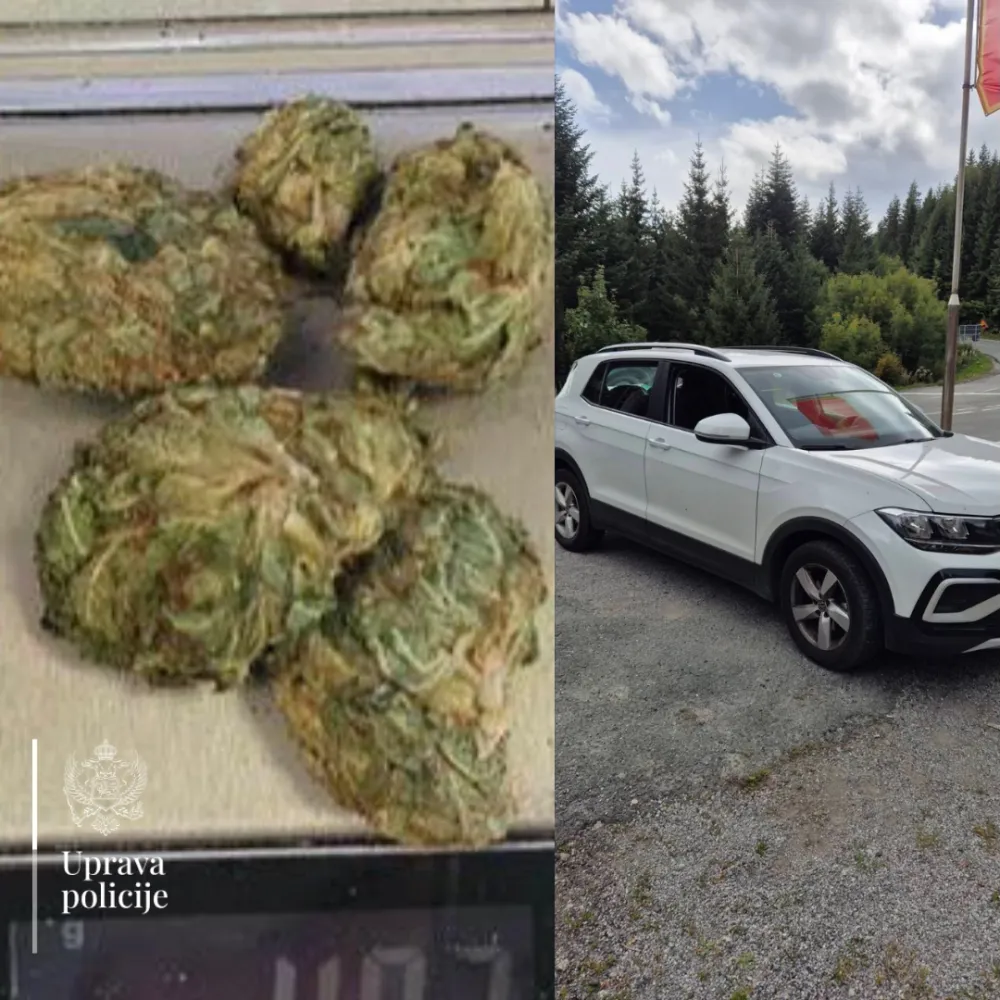 Granična policija podnijela prekr&scaron;ajnu prijavu protiv osobe kod koje je pronađena marihuana