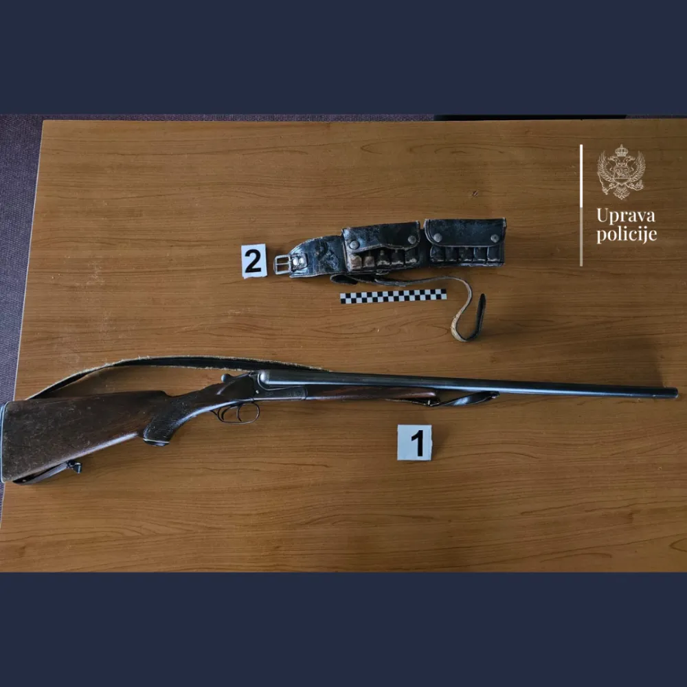 U Beranama oduzeti pu&scaron;ka i municija, krivična prijava protiv jedne osobe