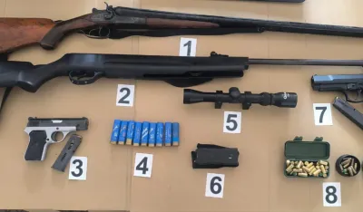 Pretresom u Beranama pronađeno oružje i municija u ilegalnom posjedu