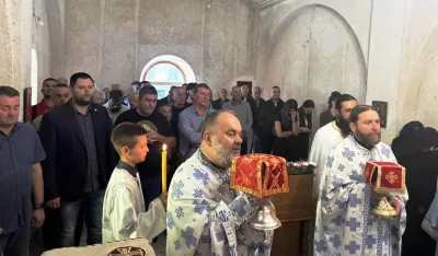 Praznik Usjekovanja glave Svetog Jovana Кrstitelja liturgijski proslavljeno u selu Кuta u Župi nik&scaron;ićkoj