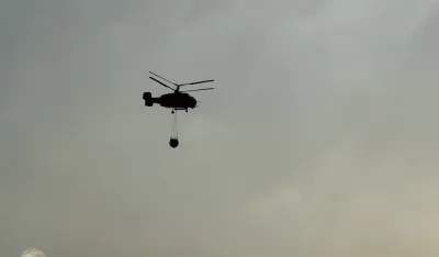 Tri letjelice MUP-a za ga&scaron;enje požara i dalje van upotrebe: Servis helikoptera zakazali usred požarne sezone