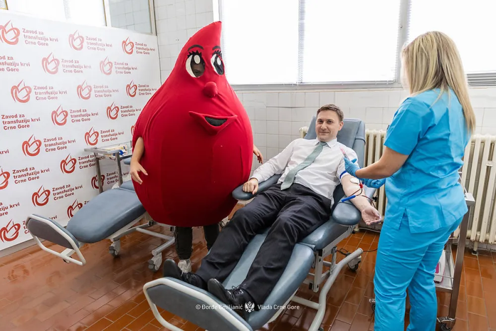 &Scaron;imun: Doniranje krvi je čin humanosti kojim se spa&scaron;avaju