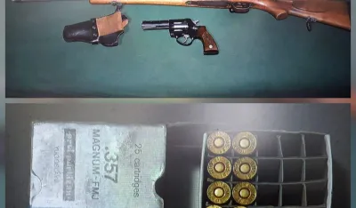 Barska policija pretresom prona&scaron;la revolver, pu&scaron;ku i municiju u ilegalnom posjedu
