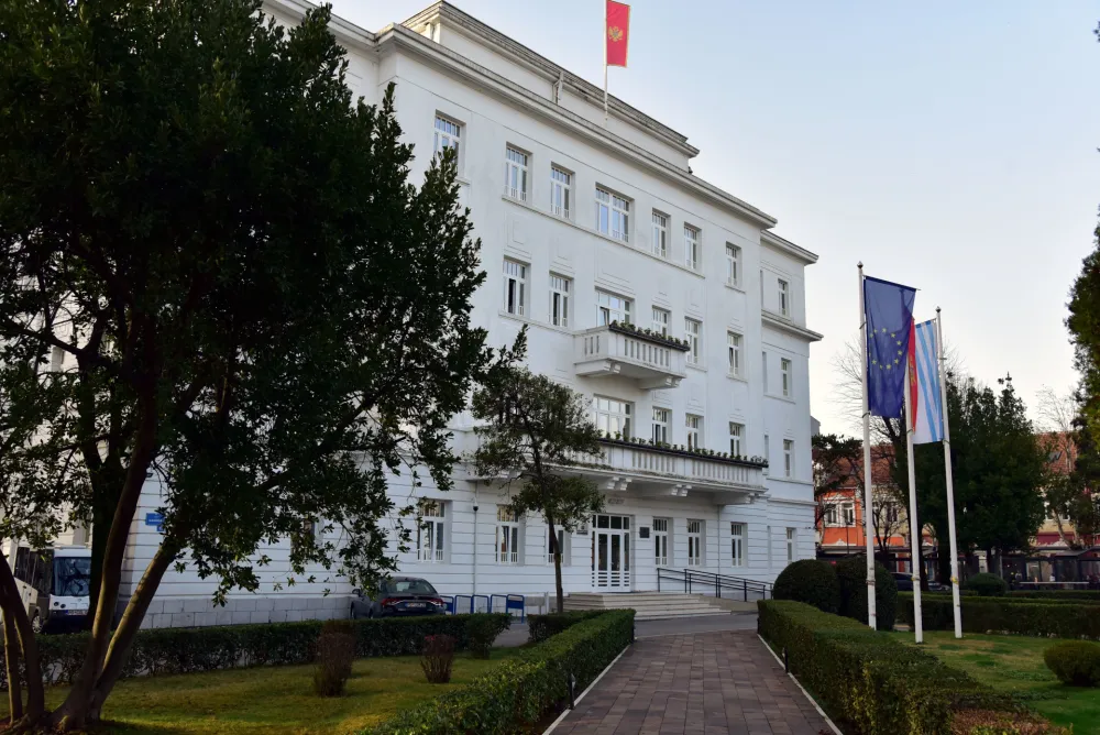 Podgorica 2023, Podgorica, Zgrada glavnog grada, gradonacelnik, zgrada opstine, opstina Podgorica