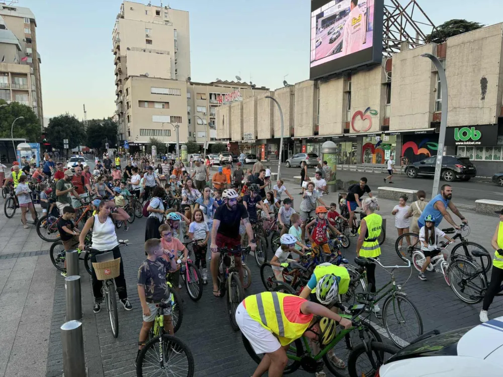 (VIDEO) Evropska nedjelja bezbjednog kretanja kroz grad: Podgorica na evropskom putu održive mobilnosti