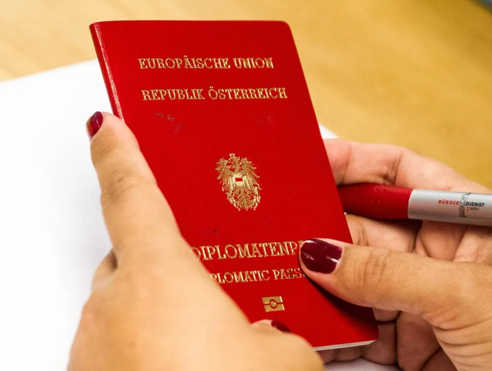 Diplomatski paso&scaron;, ilustracija